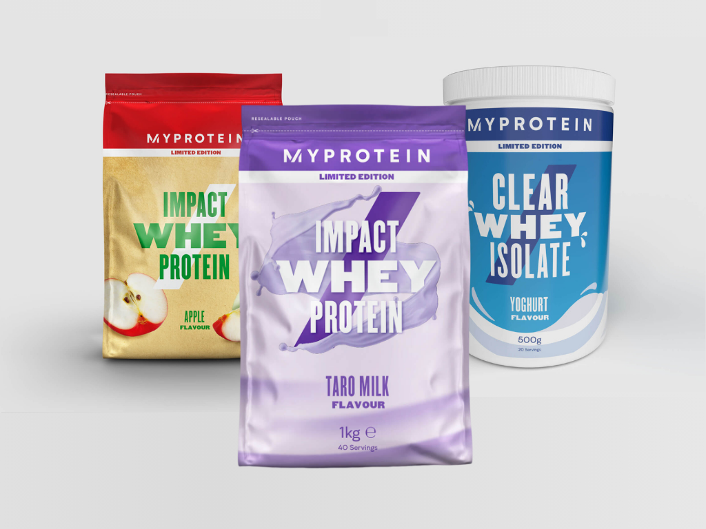 Myprotein 雙 11 「那一步讓你閃耀！」全新亞洲限定商品芋頭牛奶、蘋果牛奶及乳酸口味